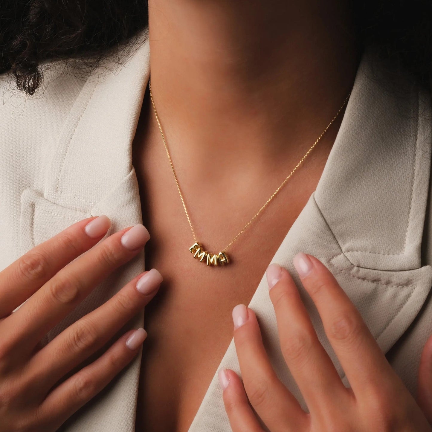 Cos & Coon™ Bubble Name Necklace
